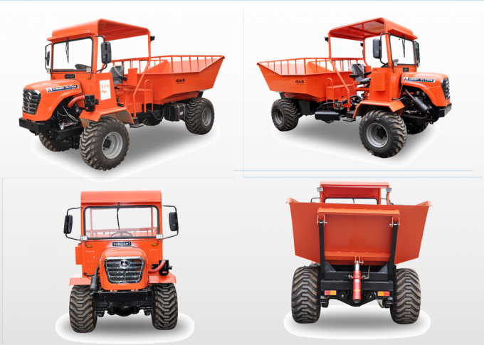 Articulated Chassis Mini Site Dumper 30HP For Agriculture Construction Mining 4WD 5